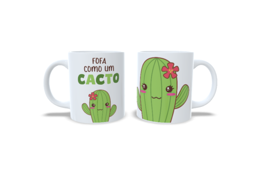 Caneca Cacto Amizade: Para os Amigos Mais Fofos