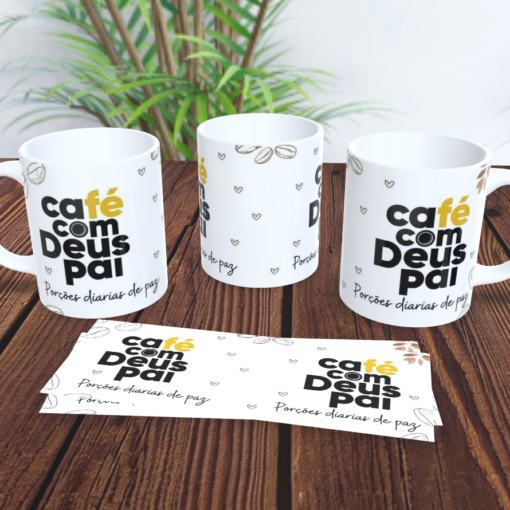 Caneca: Café Com Deus Pai - Image 2