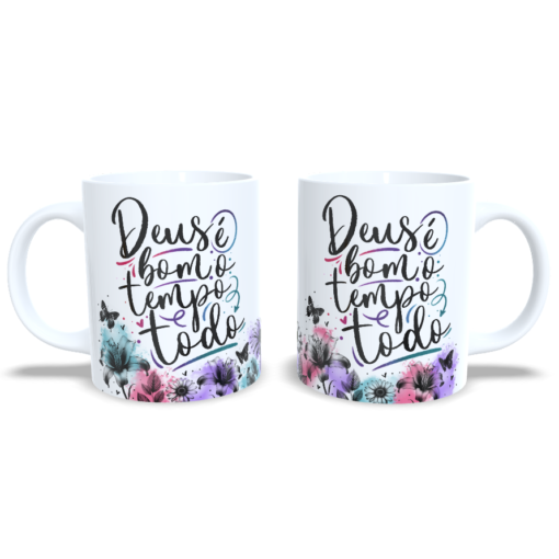 Caneca: Deus é Bom