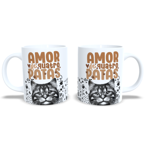 Caneca: Amor De Quatro Patas Cat