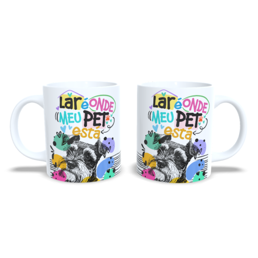 Caneca: Lar é Onde Meu Pet Está Dog